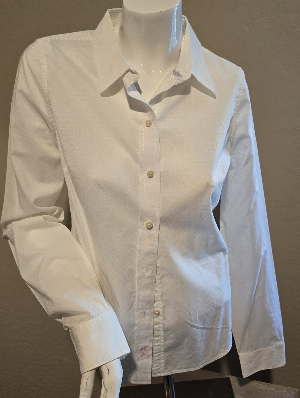 Abercrombie Fitch White Dress Shirt - Tailored Button-Down